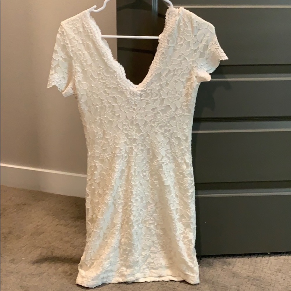 Urban Outfitters White Lace Dress